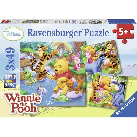 Ravensburger 3-in-1 Puzzel - Winnie Bij Het Vissen