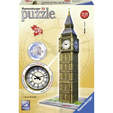 Ravensburger Big Ben met klok- 3D puzzel gebouw - 216 stukjes