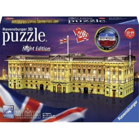 Ravensburger Buckingham Palace London by night - 3D puzzel gebouw - 216 stukjes