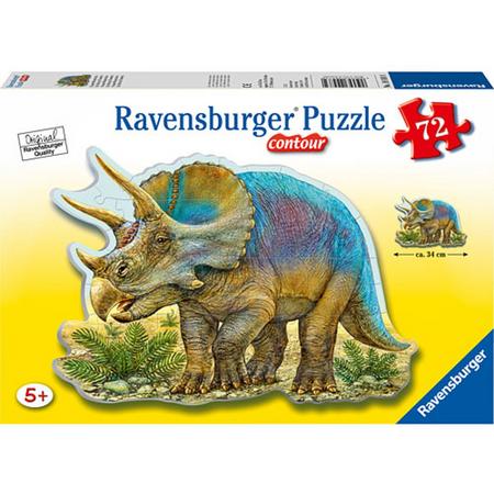 Ravensburger Contourpuzzel Triceratops - 72 stukjes