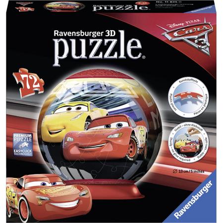 Ravensburger Disney Cars 3 puzzleball - 3D Puzzel - 72 stukjes