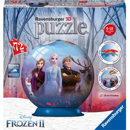 Ravensburger Disney Frozen 2 puzzleball - 3D Puzzel - 72 stukjes