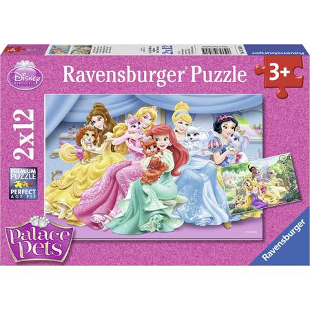 Ravensburger Disney Palace Pets Schattige Palace Pets - Twee puzzels van 12 stukjes