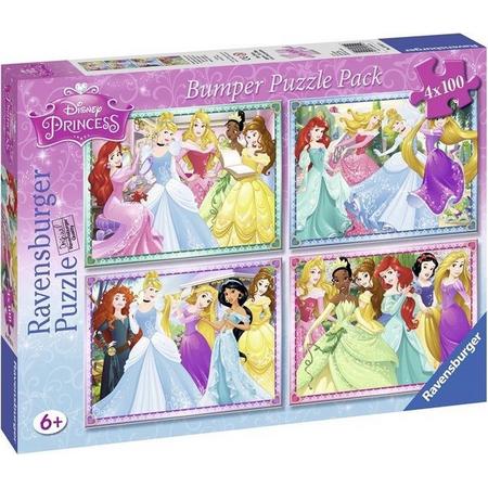 Ravensburger Disney Princess Legpuzzel 4 x 100 stuk(s)