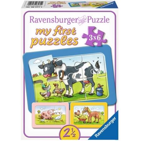 Ravensburger Goede vrienden- My First puzzels -3x6 stukjes - kinderpuzzel