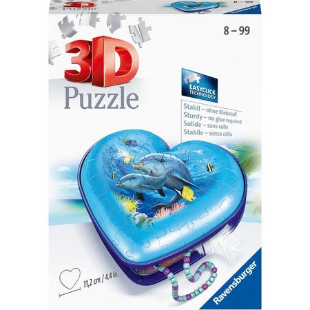 Ravensburger Hartendoosje Onderwaterwereld - 3D Puzzel - 54 stukjes