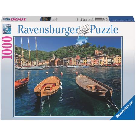 Ravensburger Haven in Portofino Italië - Puzzel - 1000 stukjes