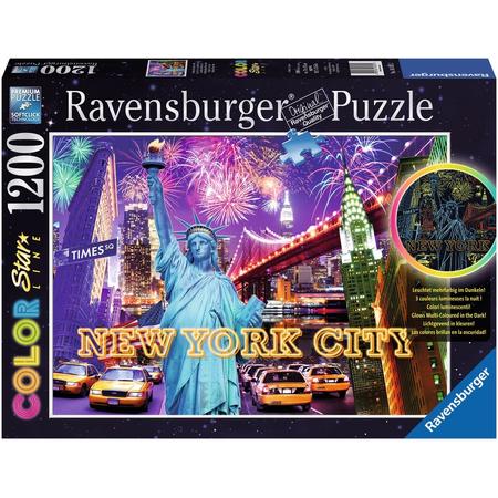 Ravensburger Kleurrijk New York - Legpuzzel - 1200 Stukjes