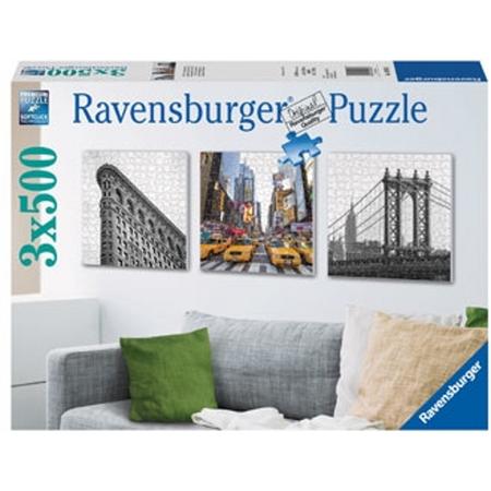Ravensburger New York City Impressionen Frame puzzle  3 x 500 stuk(s)