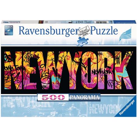 Ravensburger New York Graffiti (Panorama) - Legpuzzel - 500 Stukjes