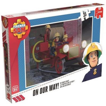 Ravensburger Puzzel brandweerman sam: on our way 35 stukjes