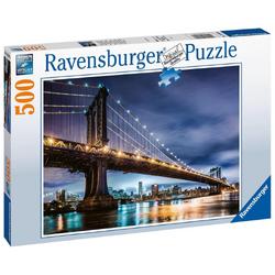   Puzzle 16589 - New York - die Stadt, die niemals schläft - 500 Teile Puzzle für Erwachsene und Kinder ab 12 Jahren