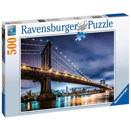 Ravensburger Puzzle 16589 - New York - die Stadt, die niemals schläft - 500 Teile Puzzle für Erwachsene und Kinder ab 12 Jahren