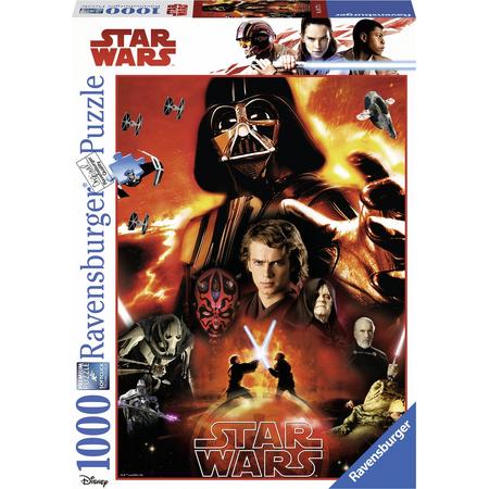Ravensburger Star Wars puzzel The dark side of Star Wars - Legpuzzel - 1000 stukjes