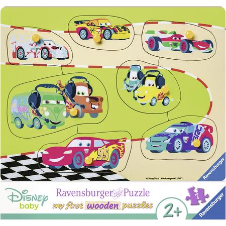 Ravensburger houten puzzel De Disney Cars Familie - 7 stukjes