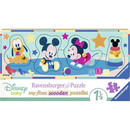 Ravensburger houten puzzel Disney babies - 4 stukjes