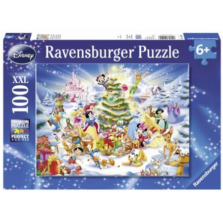 Ravensburger kerstpuzzel Disney Kerstavond - Legpuzzel - 100 stukjes