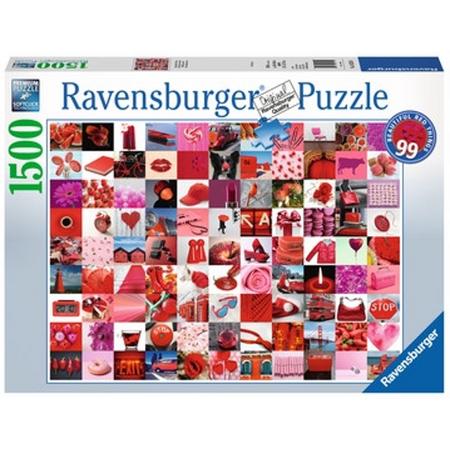 Ravensburger puzzel 99 beautiful red things - Legpuzzel - 1500 stukjes