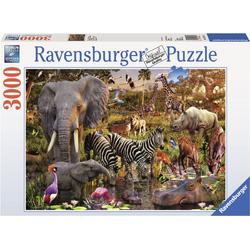   puzzel Afrikaanse dierenwereld - Legpuzzel - 3000 stukjes