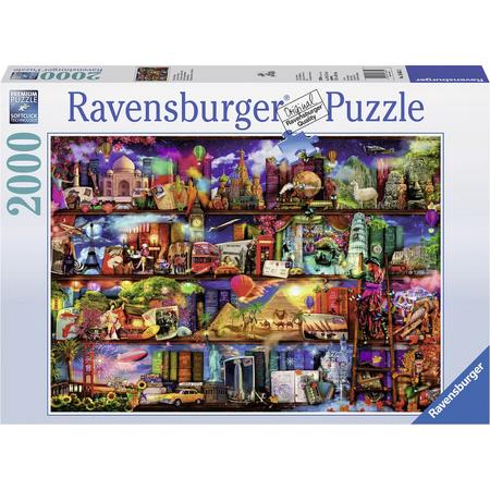 Ravensburger puzzel Aimee Stewart wereld de boeken - Legpuzzel - 2000 stukjes