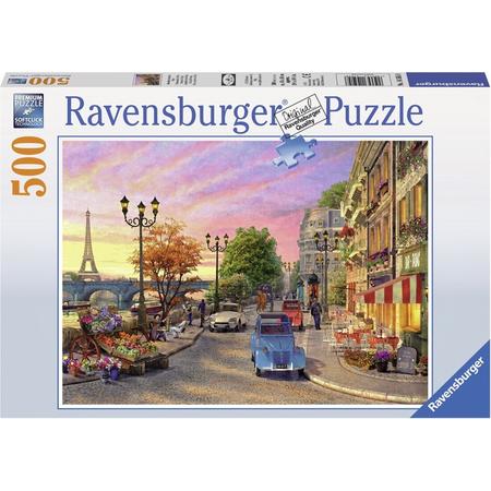 Ravensburger puzzel Avondsfeer in Parijs - Legpuzzel - 500 stukjes