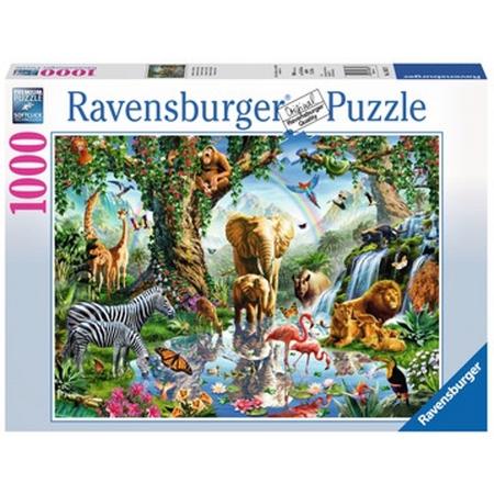 Ravensburger puzzel Avonturen in de jungle - Legpuzzel - 1000 stukjes