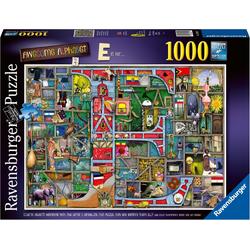   puzzel Awesome Alphabet E & F - Legpuzzel - 1000 stukjes