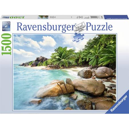 Ravensburger puzzel Beach bay - Legpuzzel - 1500 stukjes