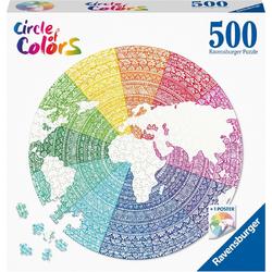   puzzel Circle of Colors Mandala - Legpuzzel - 500 stukjes