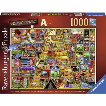 Ravensburger puzzel Colin Thompson´s Awesome Alphabet No 1 „A“ - legpuzzel - 1000 stukjes