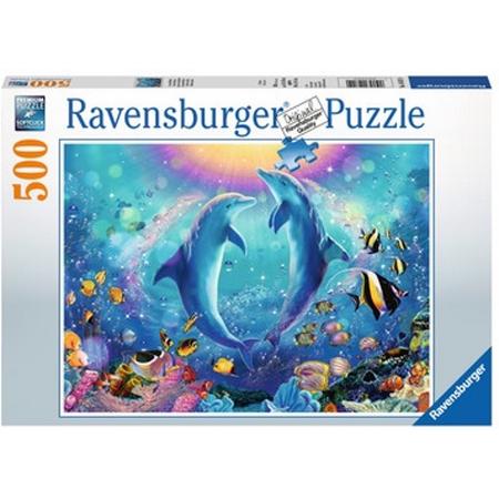 Ravensburger puzzel Dansende dolfijnen - legpuzzel - 500 stukjes