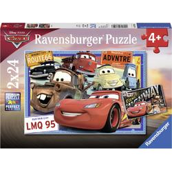   puzzel Disney Cars - Twee puzzels - 24 stukjes - kinderpuzzel