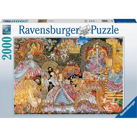 Ravensburger puzzel Disney Cinderella The Glass Slipper - Legpuzzel - 2000 stukjes
