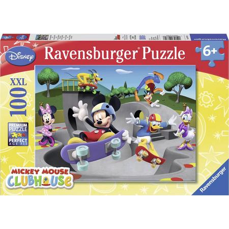 Ravensburger puzzel Disney Mickey Mouse. Mickeys vrolijke skate club - Legpuzzel - 100 stukjes