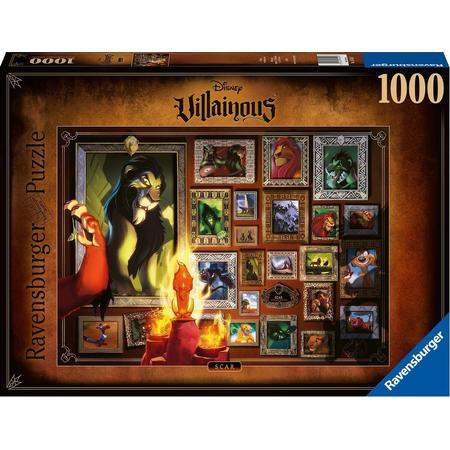 Ravensburger puzzel Disney Villainous: Scar - Legpuzzel - 1000 stukjes