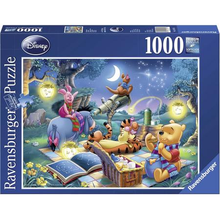 Ravensburger puzzel Disney Winnie the Pooh Sterrenkijken - Legpuzzel - 1000 stukjes