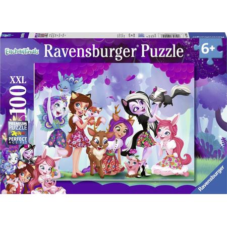 Ravensburger puzzel Enchantimals friends forever - Legpuzzel - 100 stukjes