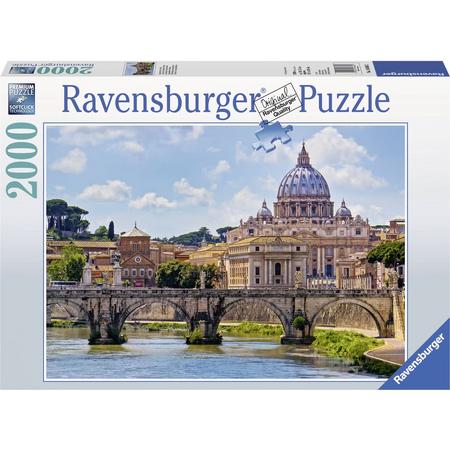 Ravensburger puzzel Engelenbrug in Rome - Legpuzzel - 2000 stukjes