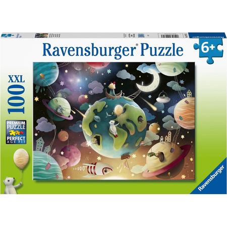 Ravensburger puzzel Fantasie planeten - Legpuzzel - 100 stukjes