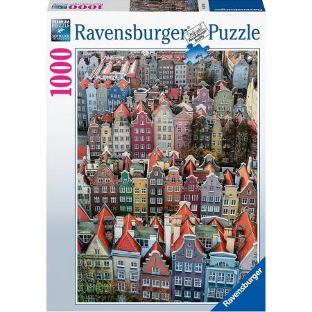 Ravensburger puzzel Gdańsk, Polen - Legpuzzel - 1000 stukjes