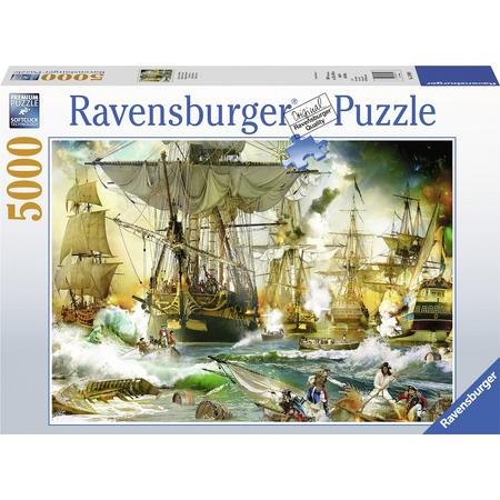 Ravensburger puzzel Gevecht op de hoge zee - Legpuzzel - 5000 stukjes