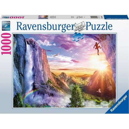 Ravensburger puzzel Het plezier van een klimmer - Legpuzzel - 1000 stukjes