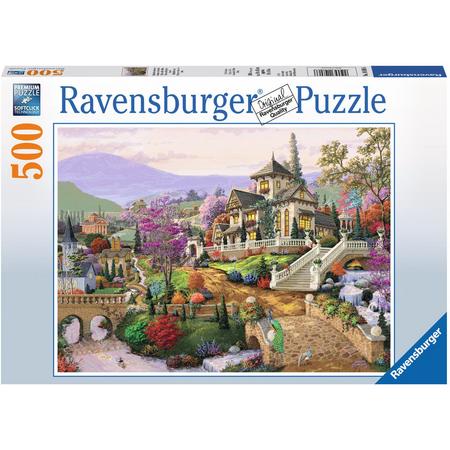 Ravensburger puzzel Hillside Retreat 500