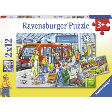 Ravensburger puzzel Instappen! - Twee puzzels van 12 stukjes - kinderpuzzel