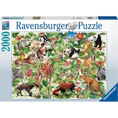 Ravensburger puzzel Jungle - Legpuzzel - 2000 stukjes