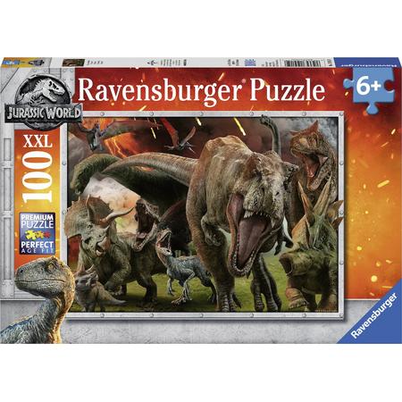 Ravensburger puzzel Jurassic World Uitbarsting - Legpuzzel - 100 stukjes