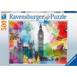   puzzel Kaartje uit Londen - Legpuzzel - 500 stukjes