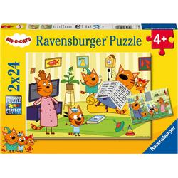   puzzel Kid E Cats - Twee puzzels - 24 stukjes - kinderpuzzel