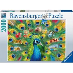   puzzel Land of the Peacock - Legpuzzel - 2000 stukjes