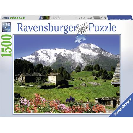Ravensburger puzzel Le Monal / Sainte Foy Tarentaise - Legpuzzel - 1500 stukjes